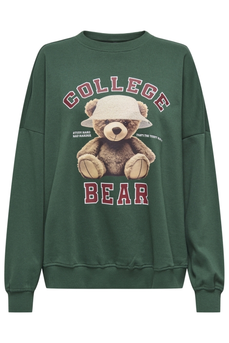 Only onlbila l/s bear o-neck swt